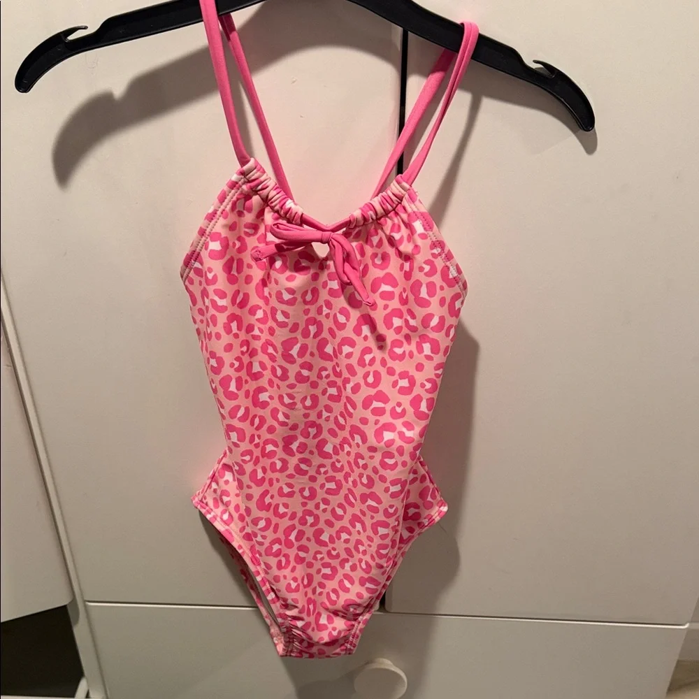 Pink Leopard Kids Swimsuit